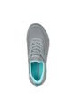 Tenis Skechers Summits - Simple Light Color Gris / Blanco / Turquesa Para Mujer de Skechers