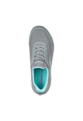 Tenis Skechers Summits - Simple Light Color Gris / Blanco / Turquesa Para Mujer