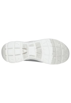 Tenis Skechers Summits - Simple Light Color Gris / Blanco / Turquesa Para Mujer