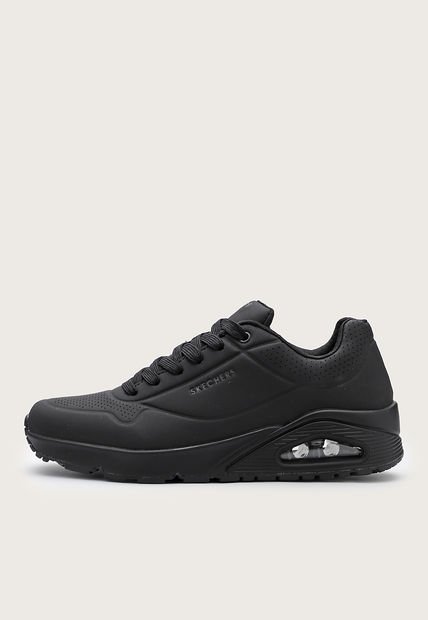 Tenis Lifestyle Negro Skechers Uno - Stand On Air