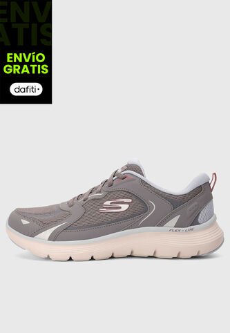 Tenis SKECHERS Flex Appeal 5.0 Retro Rush Gris Skechers