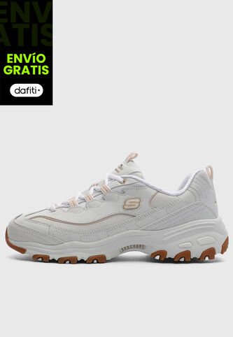 Tenis SKECHERS D'Lites  Blanco Skechers