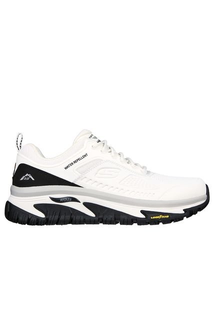 Tenis Skechers Arch Fit Road Walker - Recon Color Blanco - Negro Para Hombre