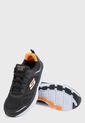 Tenis Training Negro-Blanco-Naranja Skechers Relaxed Fit: D'Lux Walker de Skechers