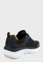 Tenis Training Negro-Blanco-Naranja Skechers Relaxed Fit: D'Lux Walker de Skechers