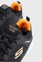 Tenis Training Negro-Blanco-Naranja Skechers Relaxed Fit: D'Lux Walker de Skechers