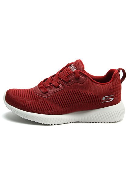Tenis Training Rojo-Blanco Skechers Bobs Sport Squad - Tough Talk