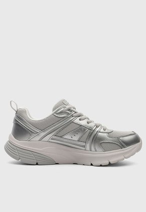 Tenis SKECHERS Bobs Vamos Plateado