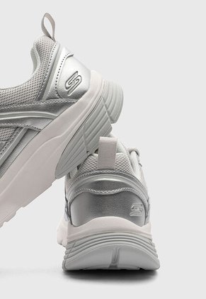 Tenis SKECHERS Bobs Vamos Plateado