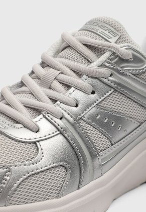 Tenis SKECHERS Bobs Vamos Plateado