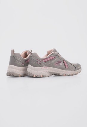 Outdoor Gris-Fucsia-Rosa Skechers Hillcrest