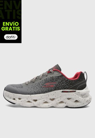 Tenis SKECHERS GO Run Swirl Tech Gris Skechers