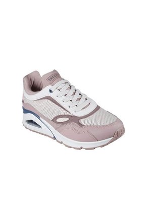 Tenis Mujer Skechers Uno Profile - Rosado-Blanco
