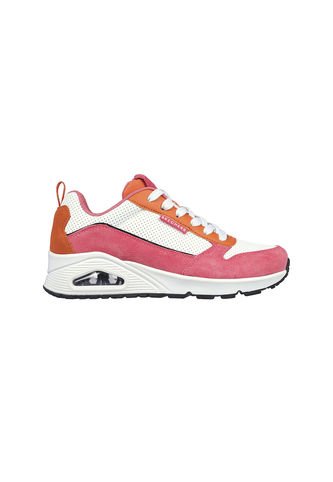Tenis Mujer Skechers Uno Much Fun - Rosado-Naranja Skechers