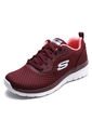 Tenis Vinotinto-Blanco Skechers Bountiful de Skechers