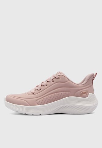 Tenis SKECHERS BOBS Sport Squad Waves Rosa Skechers