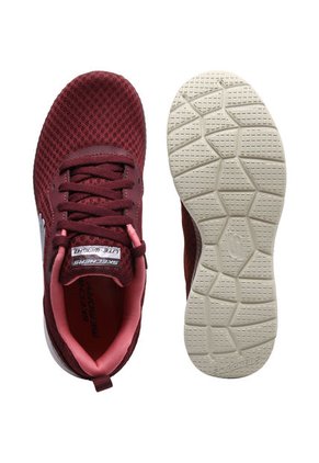 Tenis Vinotinto-Blanco Skechers Bountiful