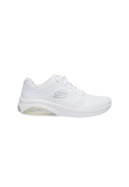 Tenis SKECHERS DEBOSSED LACE-UP-Blanco Para Mujer