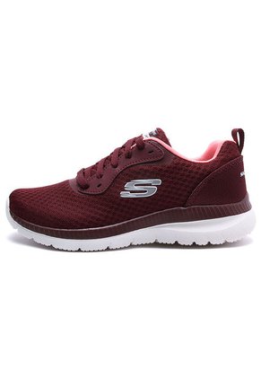 Tenis Vinotinto-Blanco Skechers Bountiful