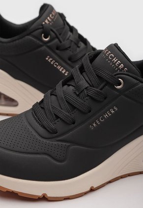 Tenis SKECHERS Uno Wedge - HI Steps Negro