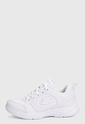 Tenis Training Blanco Skechers Kids Junior