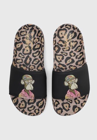 Playeras SKECHERS Low Slider-Bombay Slide Negro Skechers