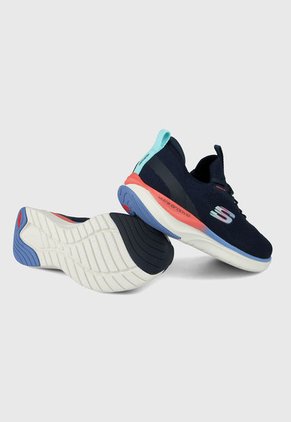 Tenis Running Azul Oscuro-Multicolor Skechers Ultra Groove