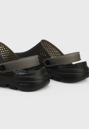 Playera Negro-Gris Skechers Go Walk 5 - True Catch