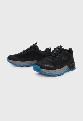 Tenis Outdoor Negro-Gris-Azul Skechers Max Protect