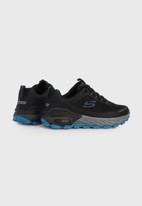 Tenis Outdoor Negro-Gris-Azul Skechers Max Protect
