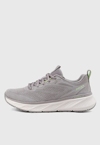 Tenis Training Gris-Blanco-Verde Lima SKECHERS Edgeride - Power Flow Skechers
