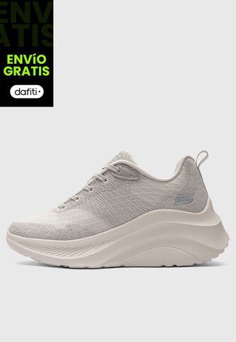 Tenis SKECHERS Bobs Chaos Hi Gris Skechers