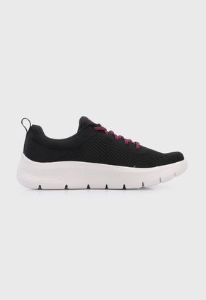 Tenis Lifestyle Negro-Fucsia-Blanco Skechers Go Walk Flex