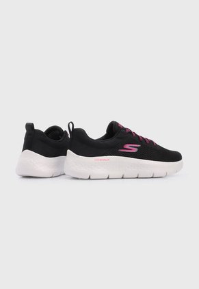 Tenis Lifestyle Negro-Fucsia-Blanco Skechers Go Walk Flex