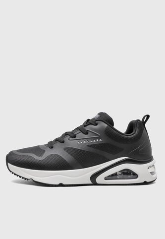 Tenis SKECHERS Mesh W/3D Print Overlay Negro Skechers