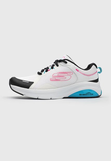 Tenis Running Blanco-Fucsia-Celeste Skechers Skech-Air Extreme 2.0