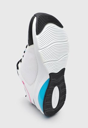 Tenis Running Blanco-Fucsia-Celeste Skechers Skech-Air Extreme 2.0