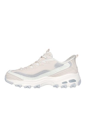 Tenis Skechers Mujer D'Lites Smooth Nostalgia - Beige