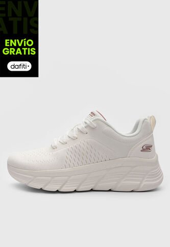 Tenis SKECHERS BOBS B Flex Hi - Lateral Force Blanco Skechers