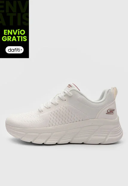 Tenis SKECHERS BOBS B Flex Hi - Lateral Force Blanco