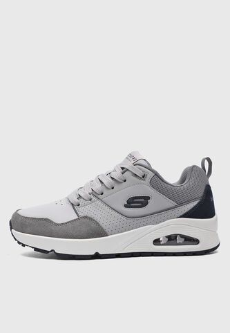 Tenis Lifestyle Gris-Blanco SKECHERS Uno - Retro One Skechers