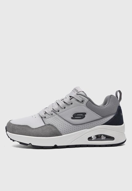 Tenis Lifestyle Gris-Blanco SKECHERS Uno - Retro One