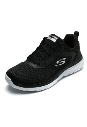Tenis Running Negro-Blanco Skechers