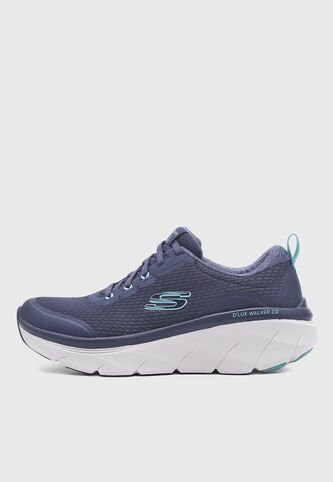 Tenis Training Azul-Marfil-Aguamarina SKECHERS D'Lux Walker 2.0 - Radiant Rose Skechers