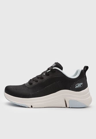 Tenis SKECHERS BOBS Sparrow Flex - Lead In Negro Skechers