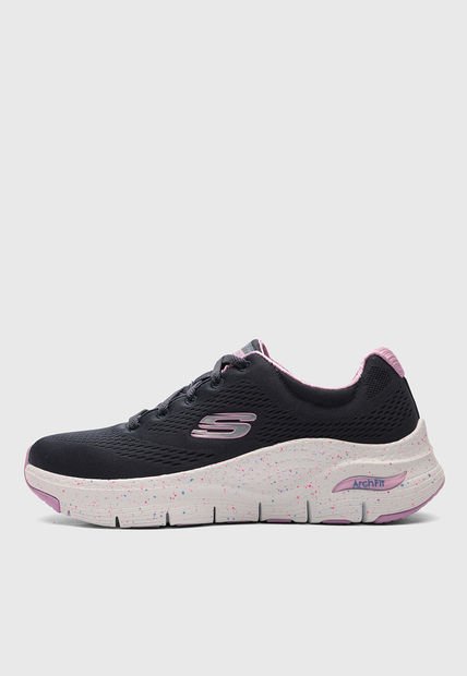 Tenis Lifestyle Azul Navy-Blanco-Rosa SKECHERS Arch Fit