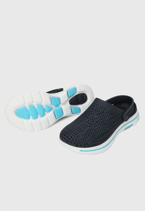 Playera Azul-Blanco Skechers Go Walk 5