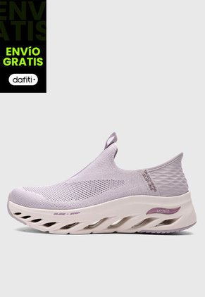 Tenis SKECHERS Arch Fit Glide Step - New League Lila