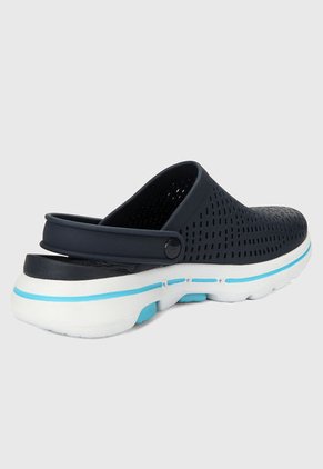 Playera Azul-Blanco Skechers Go Walk 5