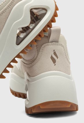 Tenis Lifestyle Blanco-Marfil-Gris Claro Skechers Street Uno Peaks - Hollywood Hikes